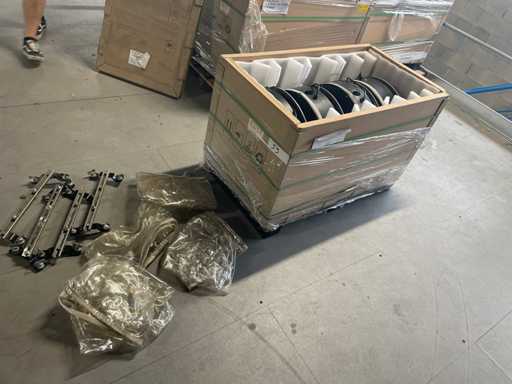 SHOWTECH - OUTDOORDOME 5 - Basi e Colonne Protettive per Esterni (4x)