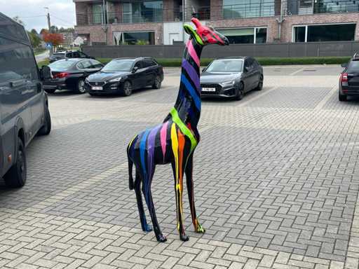 Giraf Black Trash H205cm