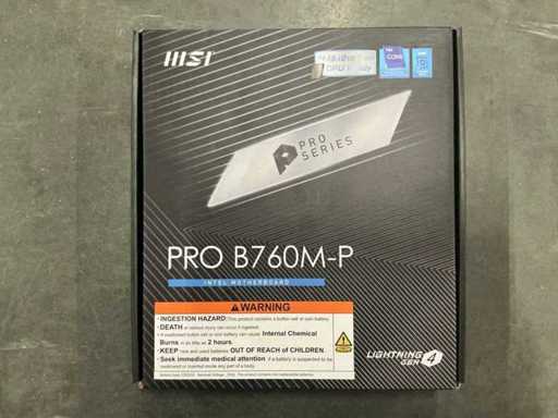 MSI Pro B760M-P Intel-Mainboard
