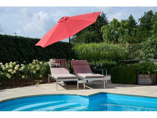 10 Pieces - Parasol - Red