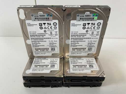 HP (SAVN2000S5xeN7.2) 2TB 7.2K SAS HDDs (6x)