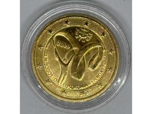 2 Euro Verguld – Portugal 2009 – Lusophony Games Lissabon