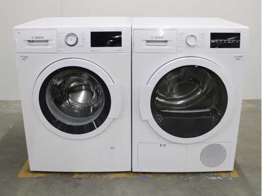Bosch Serie|6 i-Dos EcoSilence Drive Wasmachine & Bosch Serie|6 Wasdroger