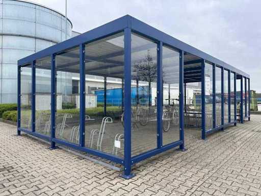 Capannone per biciclette 9x4,5x2,5m