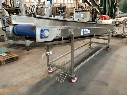 Mobiele gemotoriseerde bandtransportband