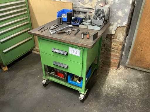 Gereedschapsladekast met inhoud