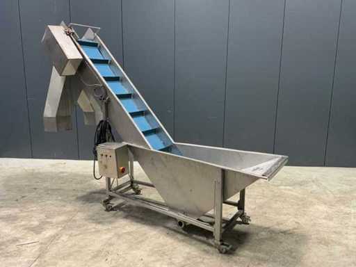 Opvoerband RVS verrijdbaar