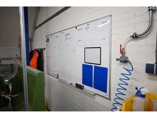 Manutan Magnetic Whiteboard