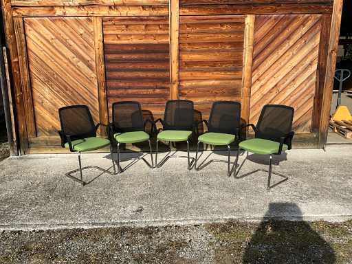 Interstuhl Wartezimmerschwingstuhl (5x)