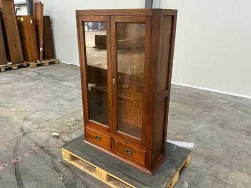 Bodenschrank oder Vitrine 143x88x30,5 cm