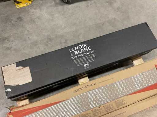 Le Noir & Blanc Madero Pack á 2,24m2 click PVC (4x)