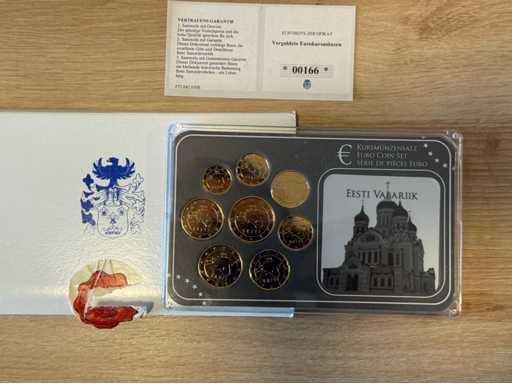 Euro Coinset Verguld Portugal