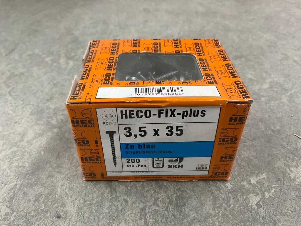Heco - FIX plus - vis pour panneaux d’aggloméré ø3,5x35 mm (15x)
