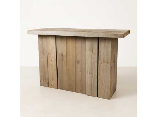 Bar en bois / grande table debout