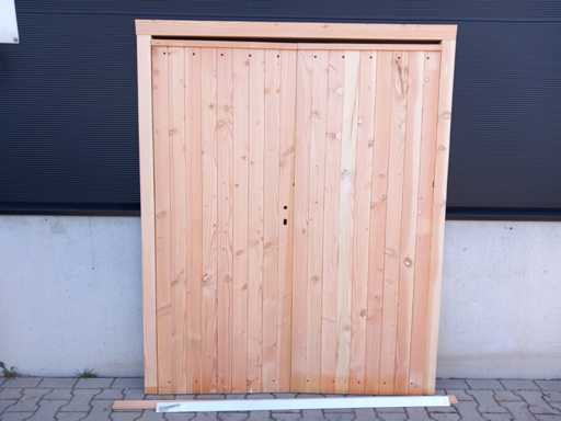 Douglas dubbele schuurdeur