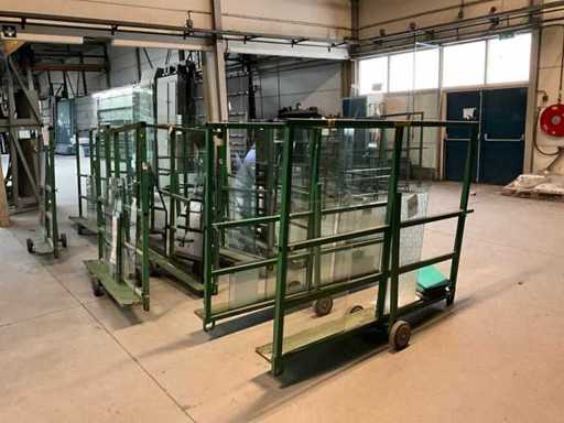 Cărucior de sticlă / cărucior cu plăci (16x)