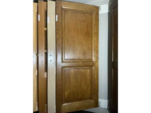 Porte intérieure en bois massif