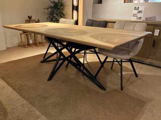 Stó? do jadalni d?bowy 220 cm