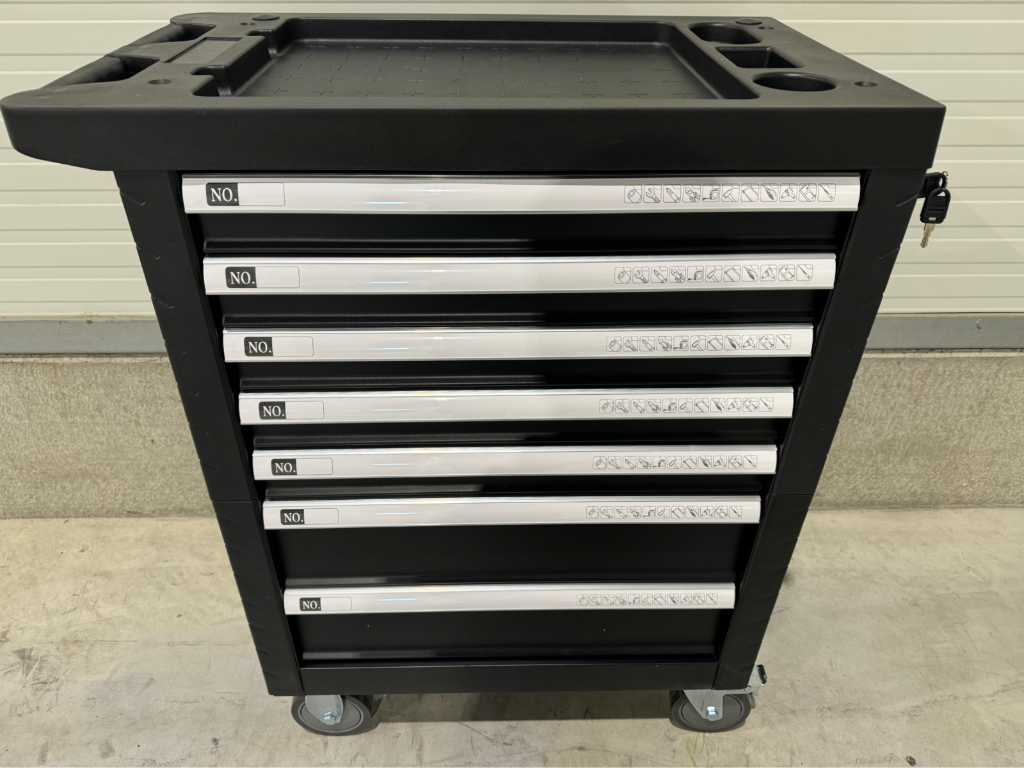 2024 Stahlgruppe 7 drawers black Tool trolley