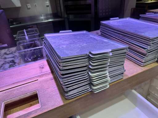 Aluminium dienblad (63x)