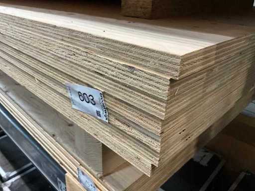 #603# Panels 24 mm WISA-Spruce Fi.-Plywood II/III BFU 100 verl. according to DIN 68705 T3, E1 CE: EN 13986 - EN
