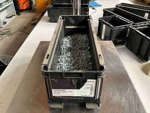 Würth 6,49 kg Versenkte Blechschraube 3,5 x 25 im stapelbaren Behälter