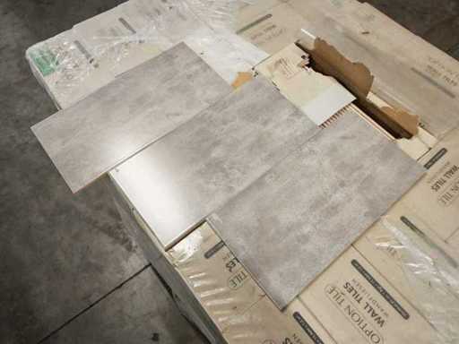 Easy Grey Mat Wandtegel 20x40 cm 43,2 m²