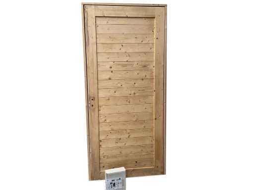Single door in frame - 224x102 cm
