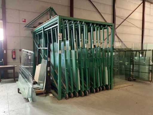 Muyen KO250F Suport glisant pentru sticlă