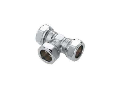 Bonfix T-coupling compression tinned 12x12x12mm KIWA/Gastec (20x)