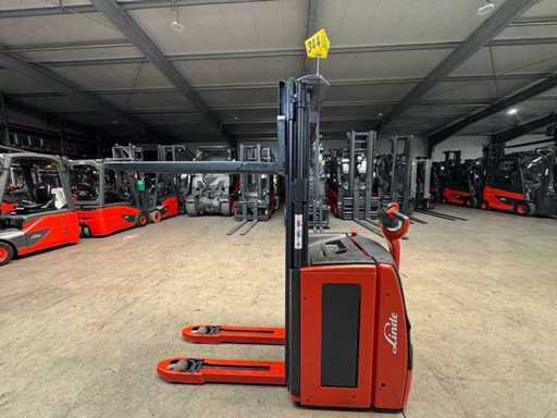 Serviciu 2019 + UVV 06/2027 Linde L16i 1.600kg Duplex 284cm scală Platformă Stacker Ant 3.077 ore