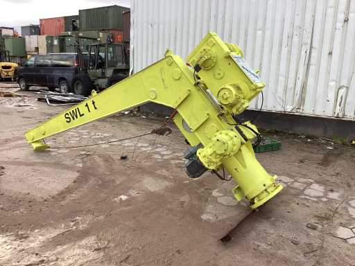 2018 Global Davit GmBh Rms 10/3,2 Swing Arm Crane