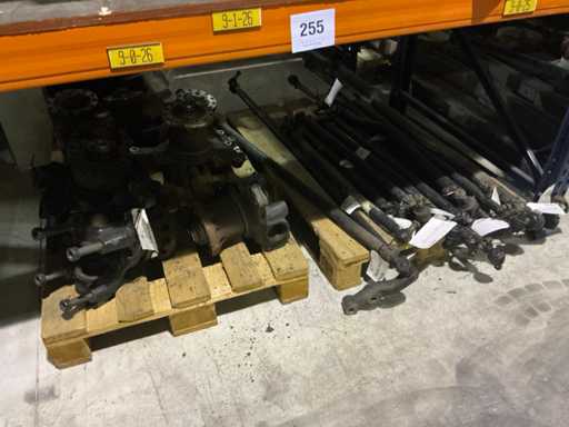 Man Partij spoorstangen, stuurstangen en fusees