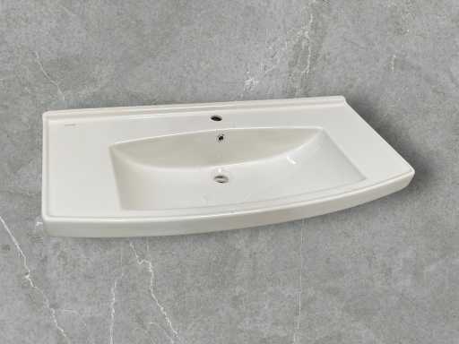 Lavabo in ceramica 95 cm