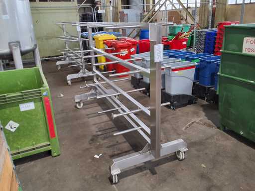   Étagère en acier inoxydable roulable