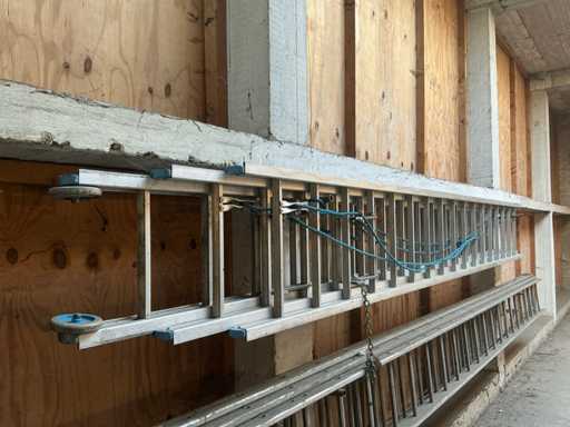 3-delige schuifladder