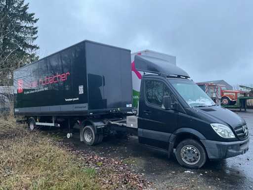 Truck Mercedes+ semi-trailer ACKERMANN