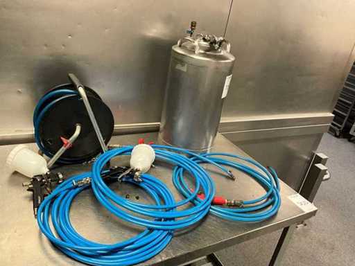 Edelstahldruckbehälter und verschiedene Zubehörteile