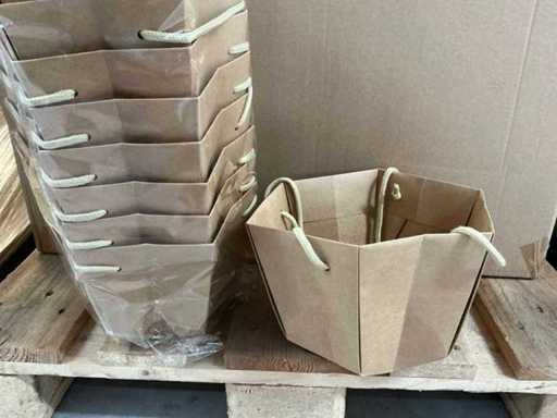 Genți Lot Bouquet Kraft Star 23/23x10/10x18cm (480x)