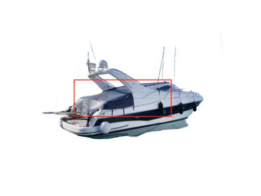 Sessa Marine C42 Cockpit Cover Blue - 048088B