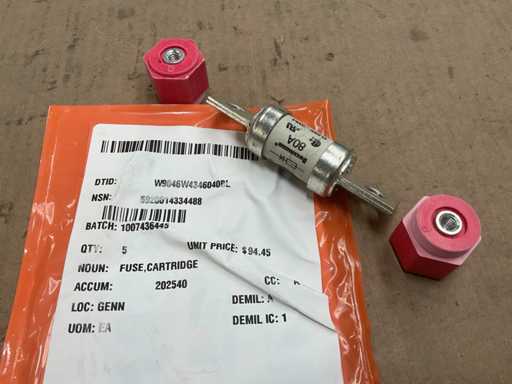 Cartouche Bussmann Fuse (5x)