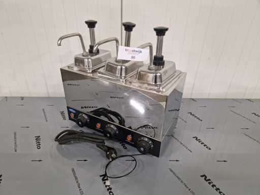 Maxima - saus dispenser 3x2 liter - verwarmd