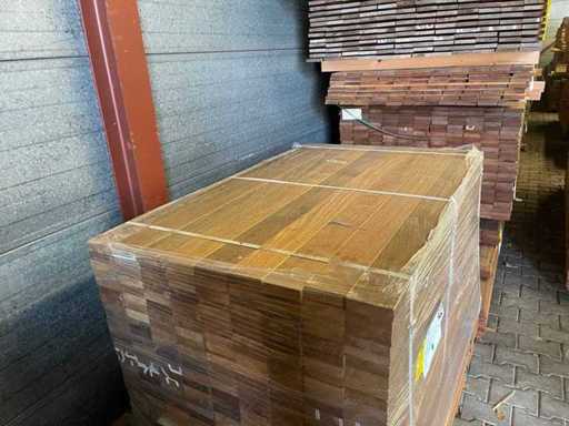 Planches de qualité rurale d’Ipé rabotées 1250x90x27mm (216x)