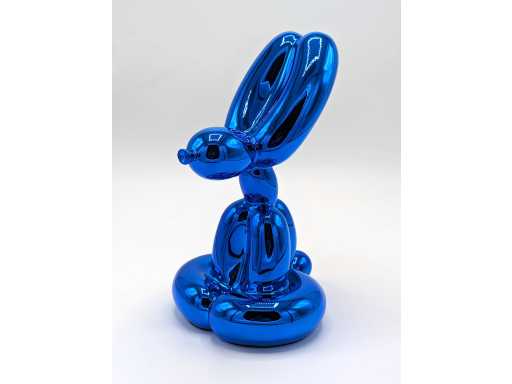 Jeff Koons Standbeeld (naar) "Konijn" (blauw)