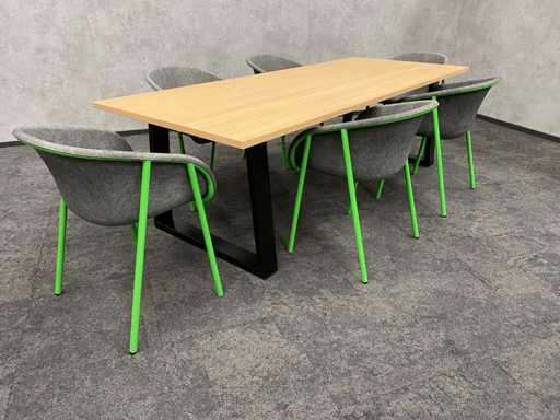 DeVorm - 6persoons design set 250x100