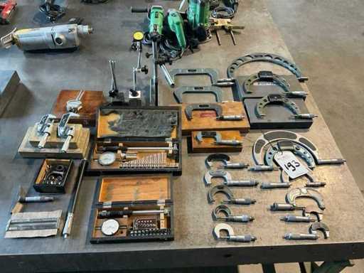 Various measuring tools