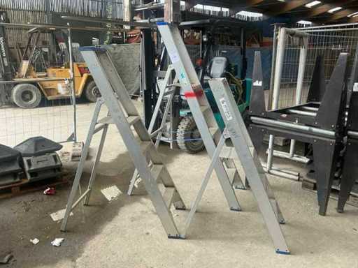 Échelle en aluminium massif pour divers débris (3x)