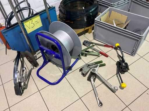 Diverse Omsnoeringsapparaten/bandspanners (6x)