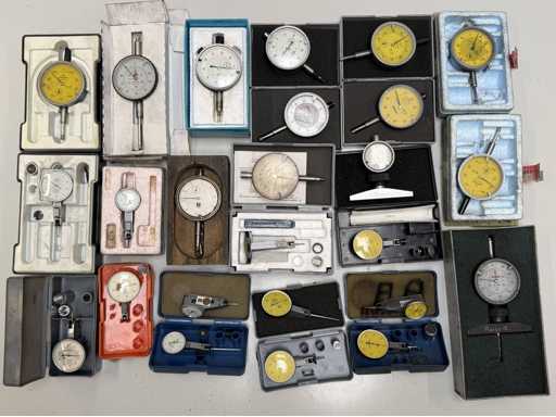   Lots of dial gauges