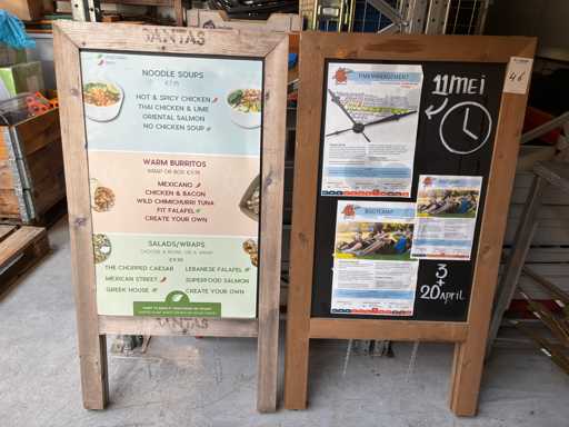 Panneau de trottoir (2x)